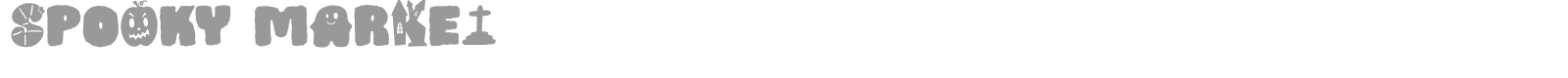 Spooky Market font preview